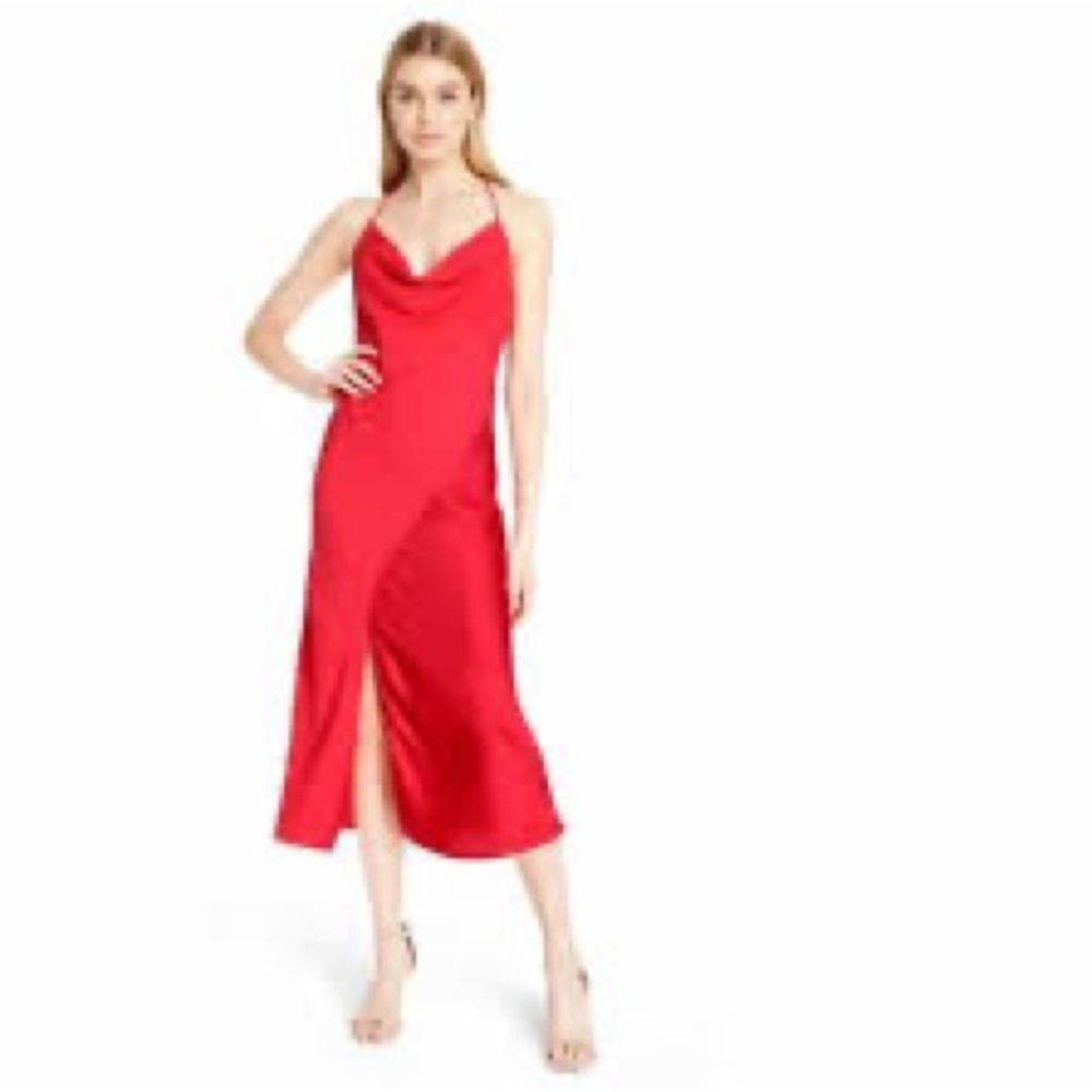 Cushnie x Target Red Slip Dress